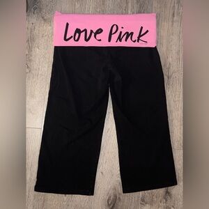 PINK Early 2000’s Y2K Victoria's Secret Pink Fold over Yoga Leggings